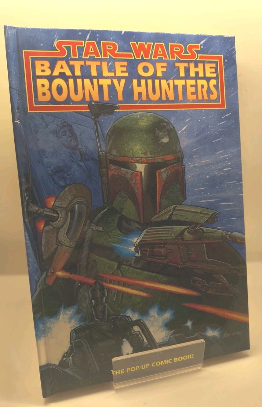 Vintage Star Wars Battle of the Bounty Hunters Pop-Up Book 1996 UK Import